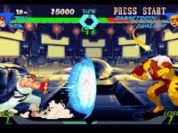 une photo d'Ã©cran de X-Men VS Street Fighter sur Sony Playstation